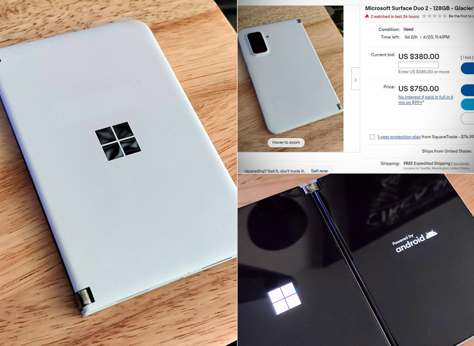 Canceled Cheaper Surface Duo 2 Appears Online