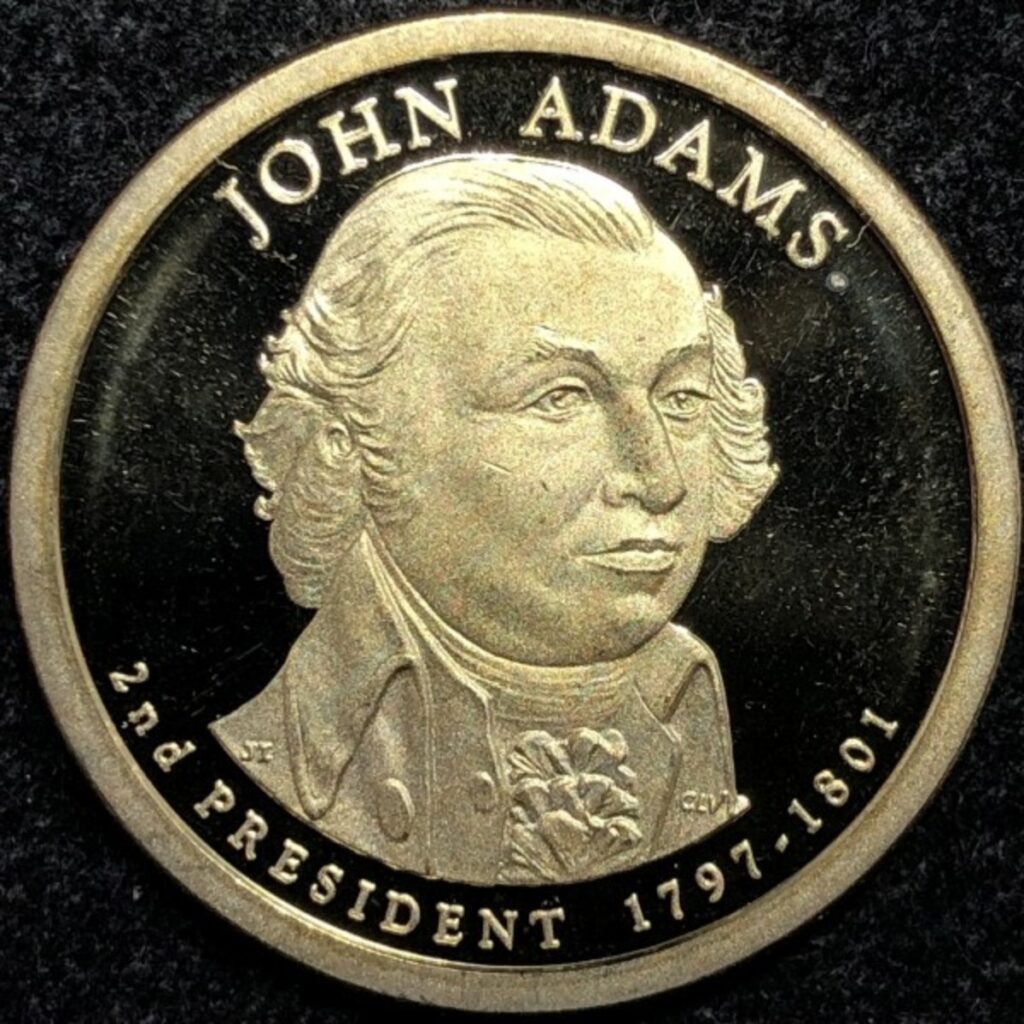 us dollar coin john adams value
